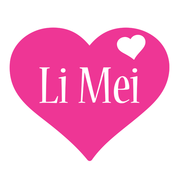 Li Mei love-heart logo